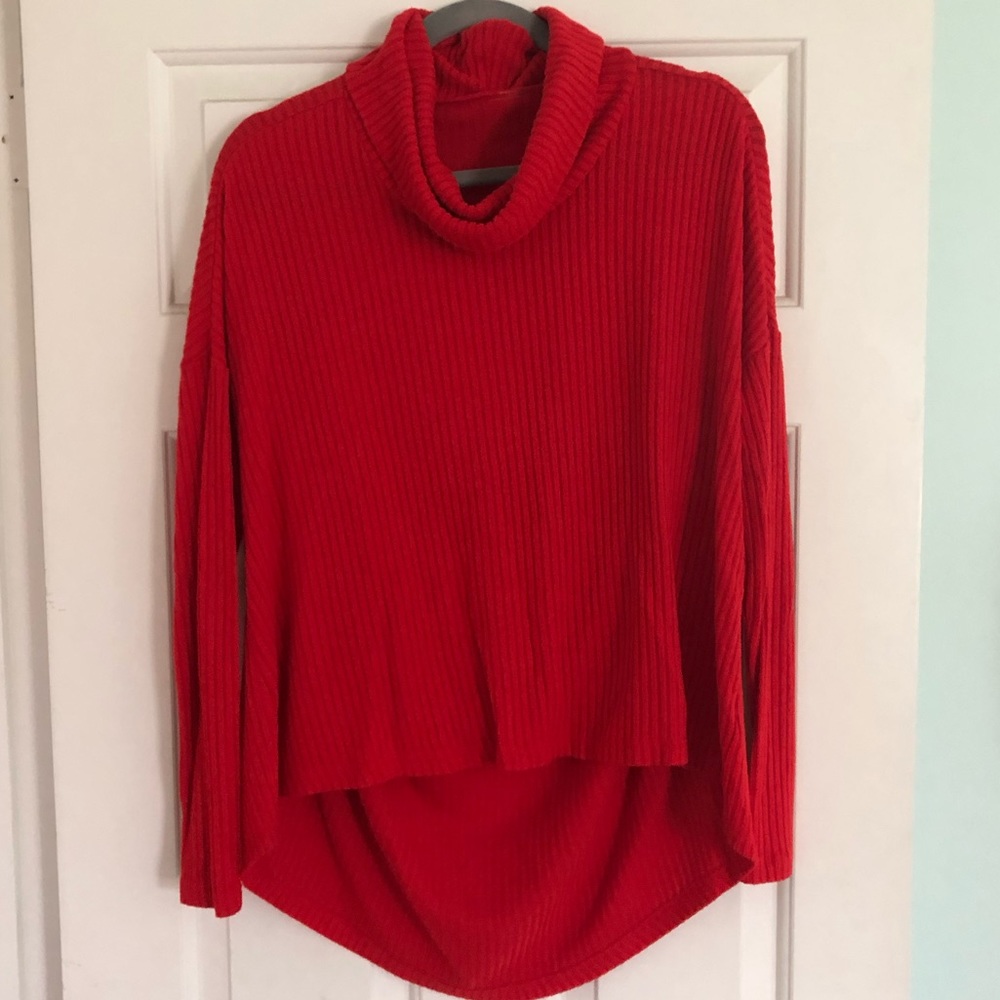 Anthropologie cowl neck line sleeve top